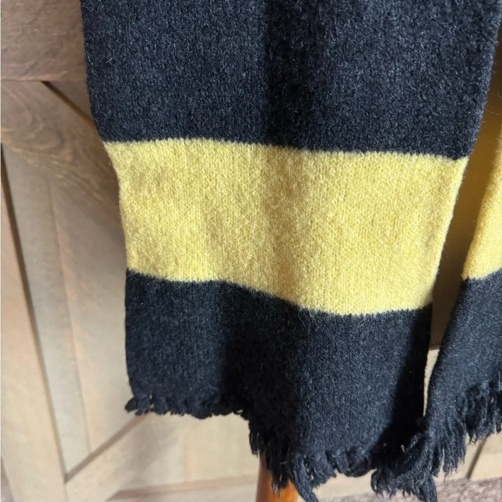 Vintage Christian Dior Monsieur wool scarf Made in Scotland